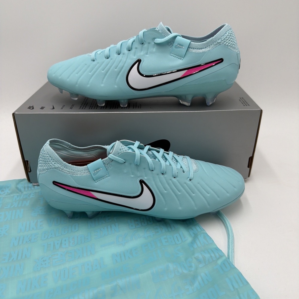 Nike Tiempo Legend 10 Elite FG Copa/White DV4328-401 Men's Size 8 Soccer Cleats